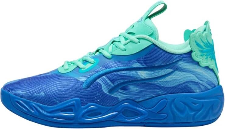 Puma Mb.04 Low Team Heren Schoenen Blauw Maat: 40.5 Mesh Synthetisch Foot Locker