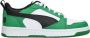 Puma Rebound V6 Lo sneakers wit zwart groen Leer Meerkleurig 26 - Thumbnail 5