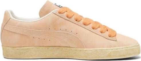 Puma Vervaagde Leren Sneakers Baskets Brown Dames