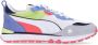 Puma Vintage Lage Sneaker Wit Paars - Thumbnail 1