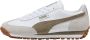 Puma Vintage Leren Lage Sneakers Wit Groen - Thumbnail 1