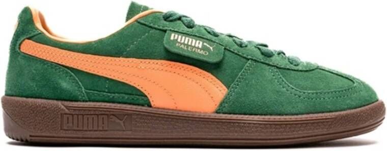 Puma Palermo Vine-Cle tine Groen Leer Lage sneakers Unisex