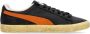 Puma Vintage Zwart rickie Oranje Lage Schoen Black Heren - Thumbnail 1