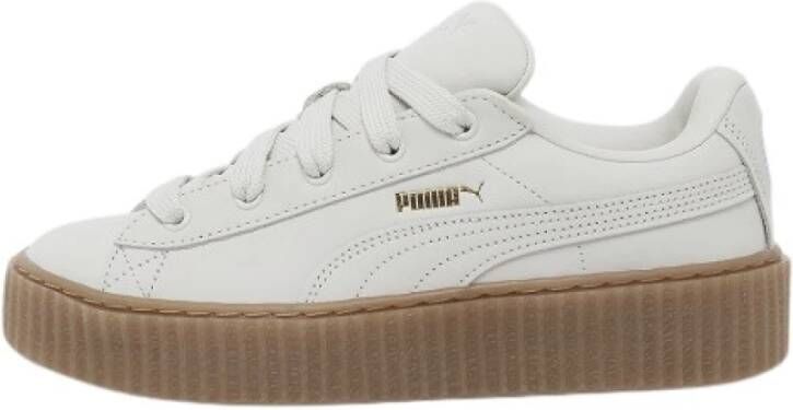 Puma Creeper Phatty Nubuck Trendy Sneakers Dames warm white gum 04 maat: 40.5 beschikbare maaten:36 37.5 38.5 39 40.5