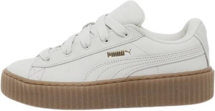 Puma Warm Wit Goud Creeper Phatty Nubuck Schoenen White Heren