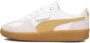 PUMA Palermo Lth Sneakers Leren Sneaker Wit - Thumbnail 3