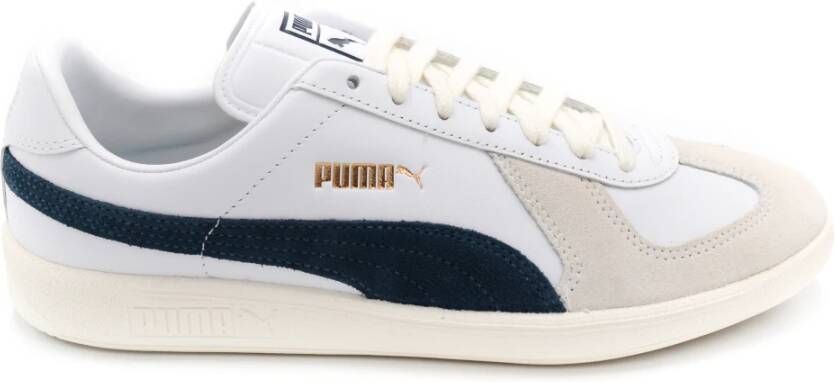 Puma Witte Leren Modieuze Sneakers White Heren