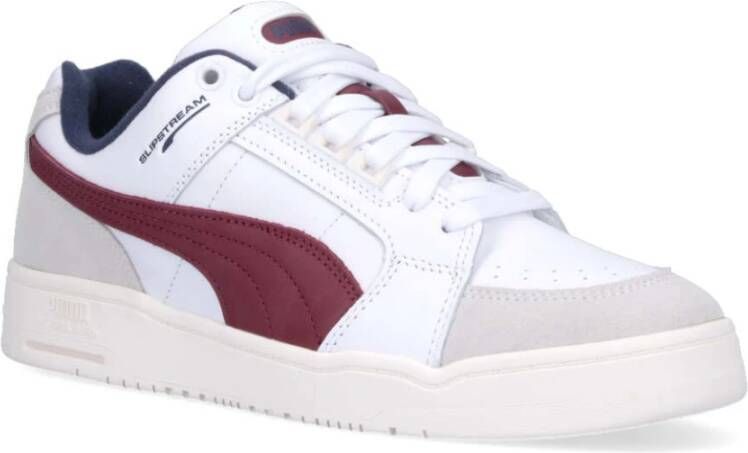 Puma Witte Leren Sneakers voor Heren Wit Heren