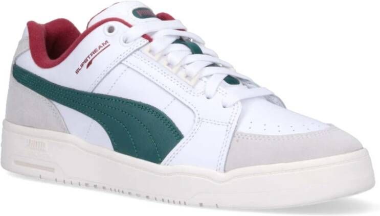 Puma Witte Leren Sneakers voor Heren White Heren