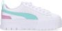 Puma Mayze Lth Fashion sneakers Schoenen white mint lilac chiffon maat: 36 beschikbare maaten:36 - Thumbnail 2