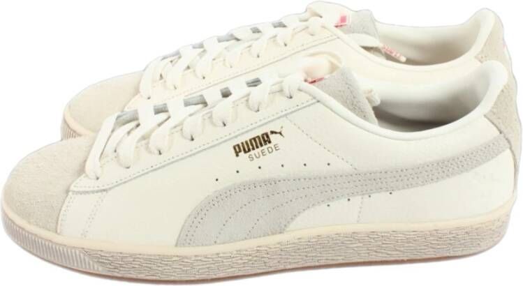 Puma Witte Suede Staple Sneakers voor