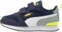 Puma R78 V Inf sneakers donkerblauw geel grijs - Thumbnail 18