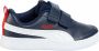 PUMA Courtflex V2 kinder sneakers Blauw - Thumbnail 2
