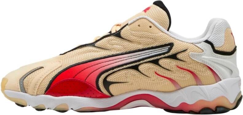 Puma Inhale Heren Schoenen Beige Maat: 40.5 Mesh Synthetisch Foot Locker