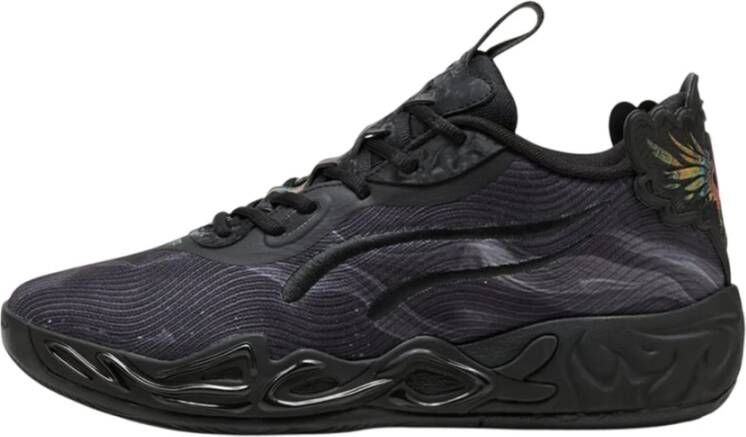 Puma Mb.04 Low Team Heren Schoenen Zwart Maat: 40.5 Mesh Synthetisch Foot Locker