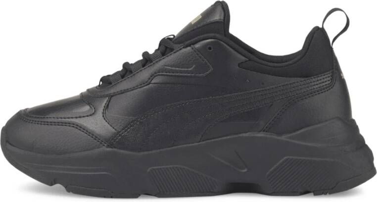 Puma Zwarte Veterschoenen voor Vrouwen Black Dames