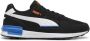 PUMA Graviton unisex sneaker sportschoen 380738 51 zwart-wit-blauw - Thumbnail 2