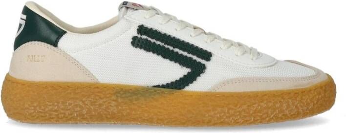 Puraai Evergreen Mesh Sneaker met groene details