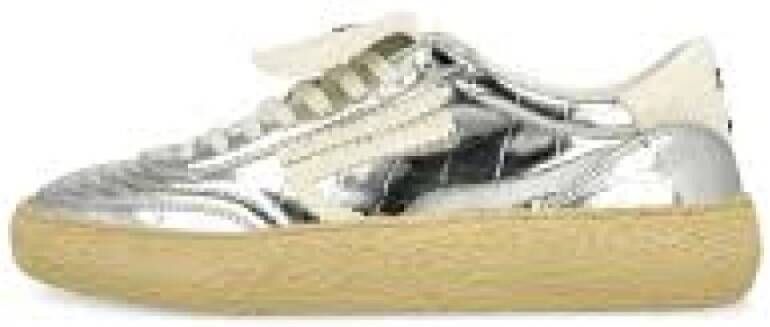 Puraai Polly Silver Croco Vegan Leren Sneakers