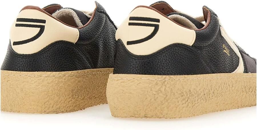 PURAAI Lage Sneakers Dames 1.01 Vintage Leer Zwart - Foto 10
