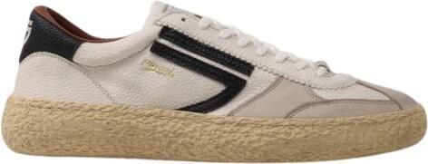 PURAAI Lage Sneakers Dames 1.01 Vintage Leer Beige