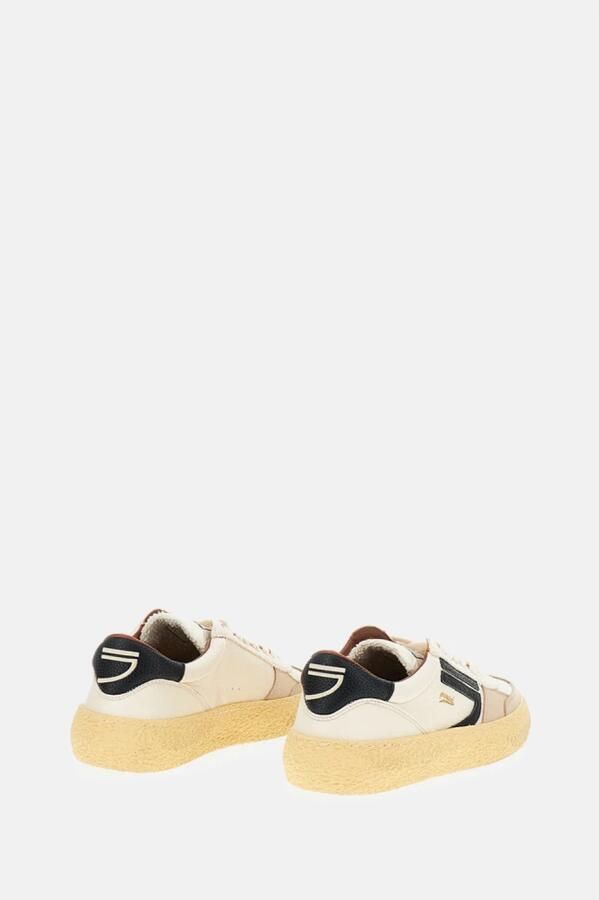 PURAAI Lage Sneakers Dames 1.01 Vintage Leer Beige - Foto 7
