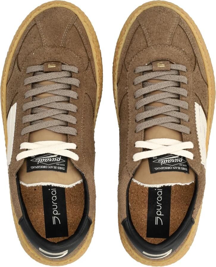 Puraai Sneakers laag 'VINTAGE BAILEYS' bruin - Foto 5