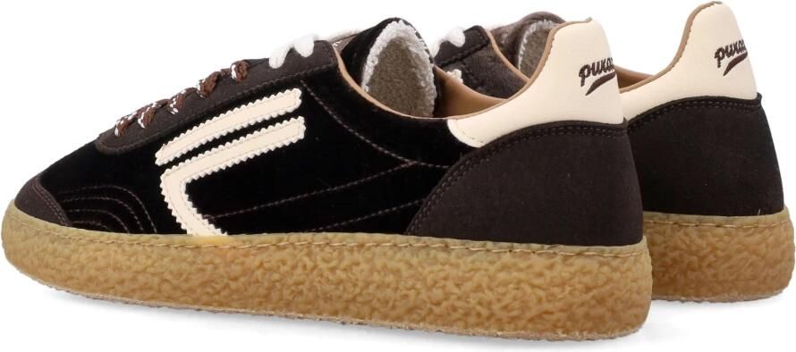 PURAAI Lage Sneakers Dames 6.01 Xs Textiel Bruin - Foto 8