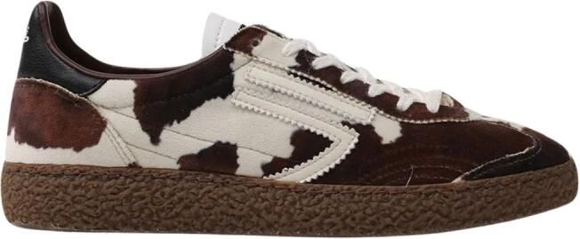PURAAI Lage Sneakers Dames 6.01 Xs Ponyhair Bruin