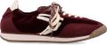 PURAAI Lage Sneakers Dames 6.02 Panther Textiel Bordeaux - Paars