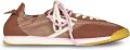 PURAAI Lage Sneakers Dames Panther Textiel Bruin - Bruin