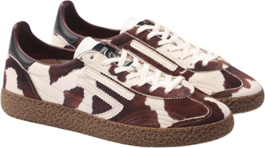 PURAAI Lage Sneakers Dames 6.01 Xs Maat: 41 Materiaal: Ponyhair Kleur: Bruin