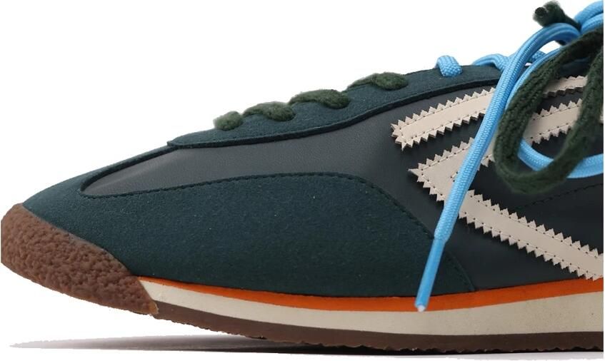 Puraai Groene Suède Sneaker Mountain View