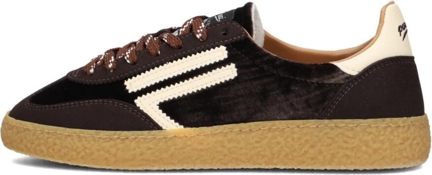 PURAAI Lage Sneakers Dames 6.01 Xs Textiel Bruin - Foto 2