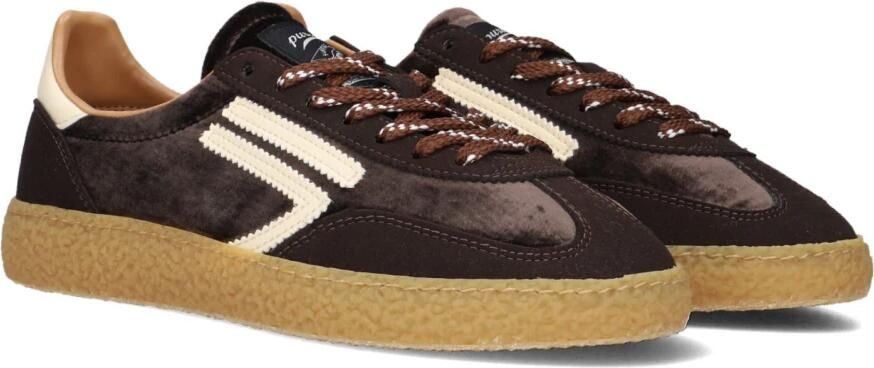 PURAAI Lage Sneakers Dames 6.01 Xs Textiel Bruin - Foto 10
