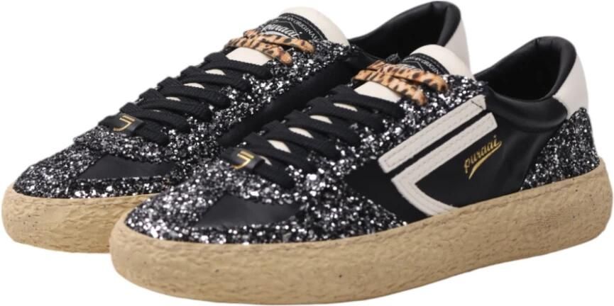 Puraai Vintage Dames Sneakers Zwart - Foto 2