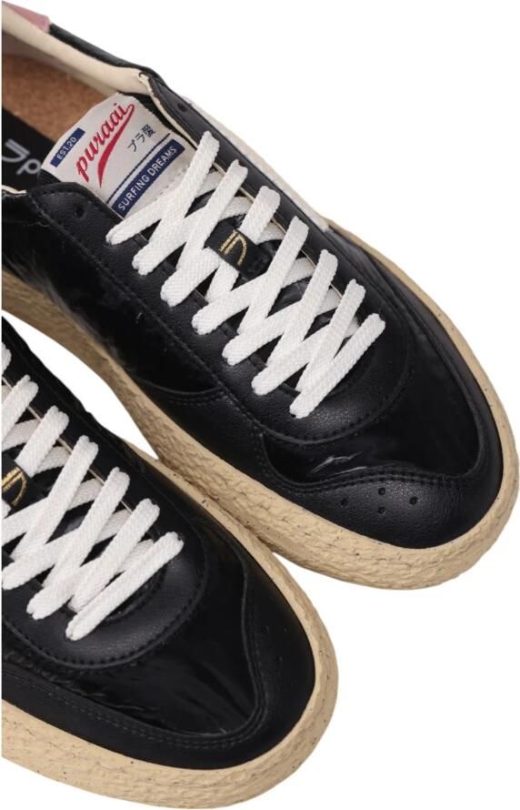 Puraai Zwarte Dames Sneaker Polly