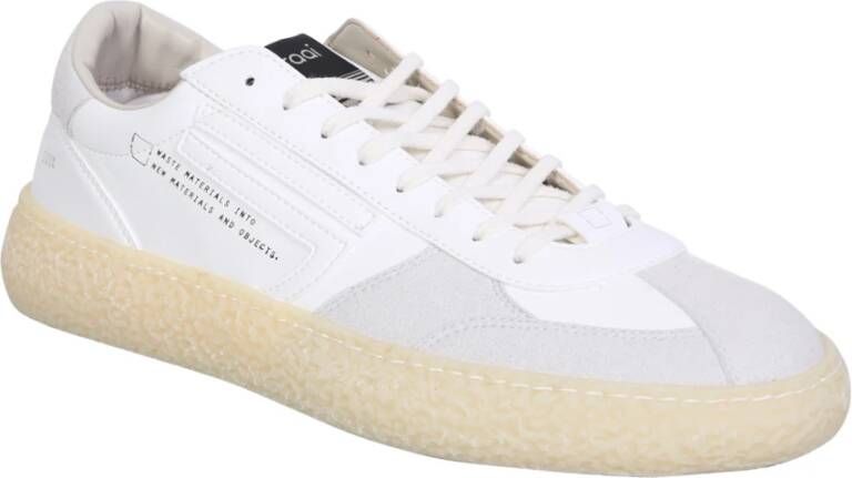 Puraai Klassieke Stempel Sneakers White Heren