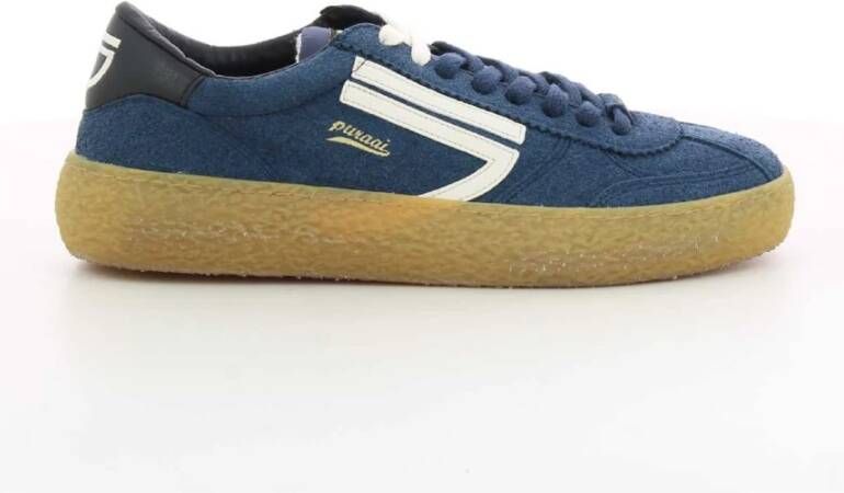 Puraai Vintage Blauwe Herenschoenen