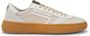 Puraai Vintage Ecologische Beige Sneakers White Heren - Thumbnail 1