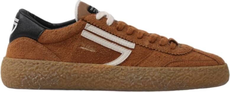 Puraai Vintage Heren Sneakers Bruin