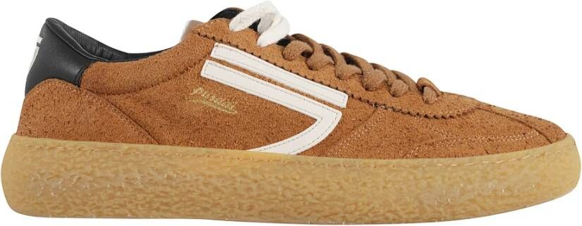 Puraai Vintage Sneakers in Sigarenkleur