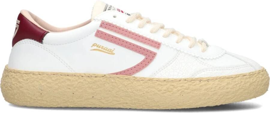 Puraai Vintage Witte Sneakers voor Dames