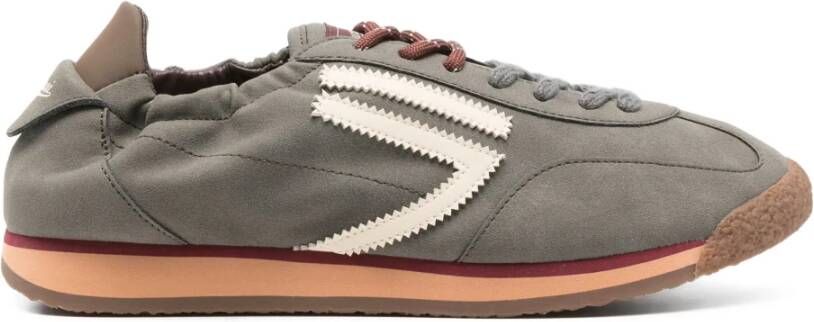 Puraai Zwarte vegan leren sneakers