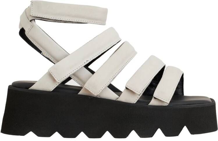 Puro Leren Sandaal 55Mm Gray Dames