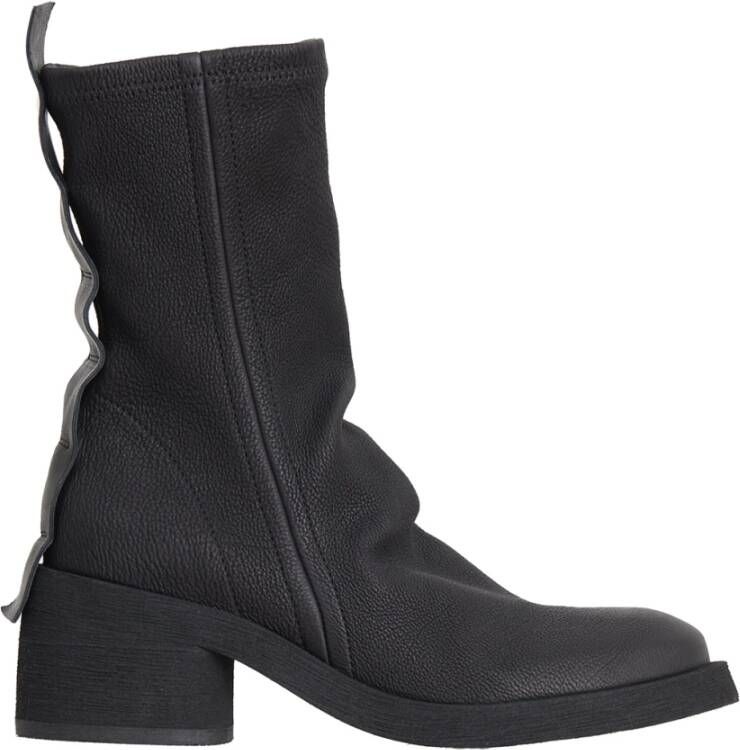 Puro Stretch leren laars Black Dames