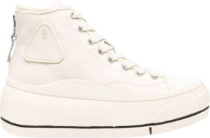 R13 Sneakers met plateau Beige Dames