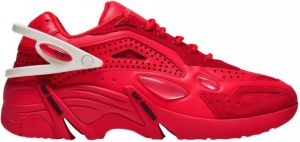Raf Simons Cylon 21 sneaker met suède en mesh details