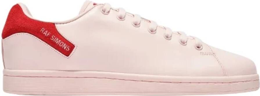 Raf Simons Leather sneakers Pink Heren