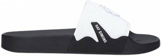 Raf Simons Witte Astra Slippers Niet-terugbetaalbaar Black
